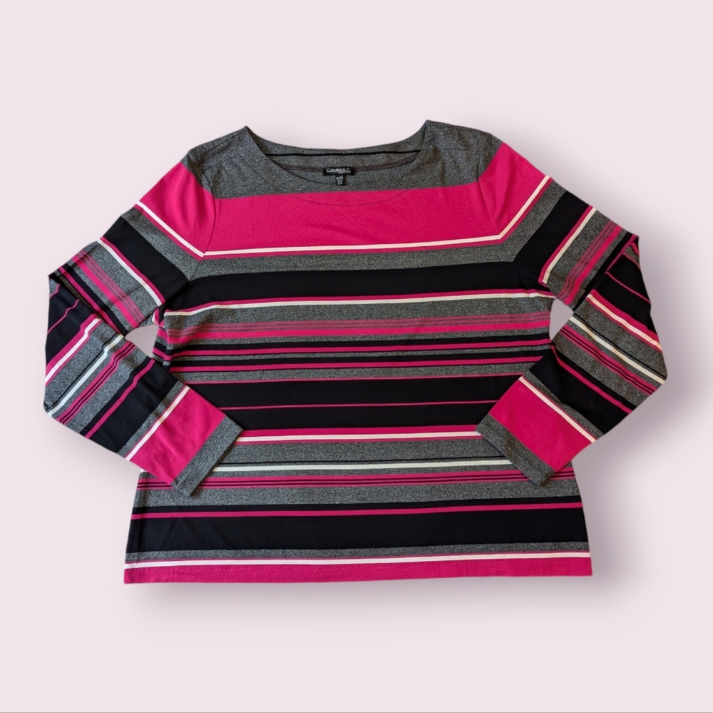 Conrad C striped long sleeve XL